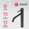 Смеситель для раковины Agger Zest A0712144 Черный матовый латунь