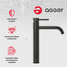 Смеситель для раковины Agger Zest A0712144 Черный матовый латунь