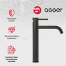 Смеситель для раковины Agger Zest A0712144 Черный матовый латунь