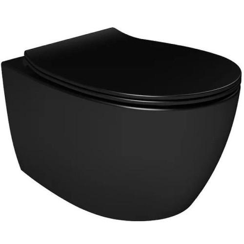 Унитаз подвесной Isvea Sentimenti Neo 10AR02010-2N Черный матовый без сиденья
