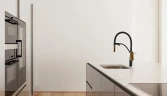 Смеситель для кухни Lemark Bronx LM3761BLR Черный Золото латунь