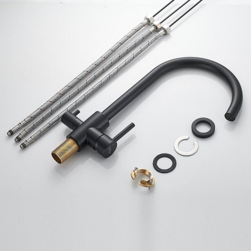 Смеситель для кухни Raffine F108H цвет Черный