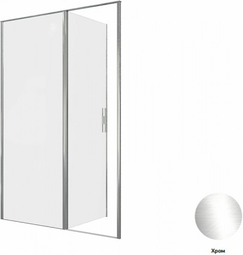 Душевая дверь Allen Brau Priority 140 3.31034.00 профиль Хром стекло прозрачное
