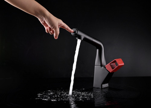 Смеситель для кухни Lemark Soul LM6008BL Черный латунь