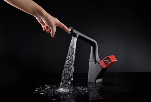 Смеситель для кухни Lemark Soul LM6008BL Черный латунь