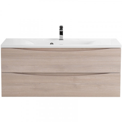 Тумба под раковину BelBagno Marino 110 MARINO-1100-2C-SO-RG-P подвесная Rovere Grigio МДФ / ЛДСП