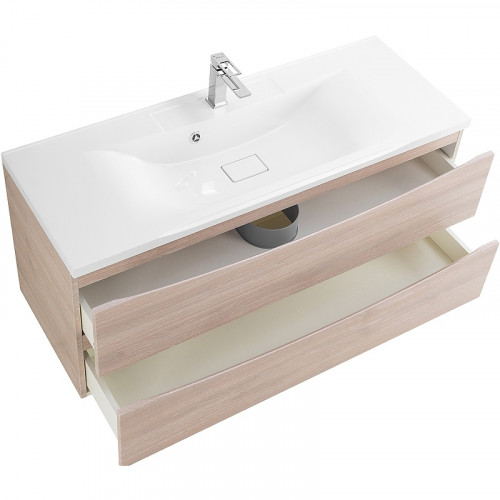 Тумба под раковину BelBagno Marino 110 MARINO-1100-2C-SO-RG-P подвесная Rovere Grigio МДФ / ЛДСП