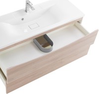 Тумба под раковину BelBagno Marino 110 MARINO-1100-2C-SO-RG-P подвесная Rovere Grigio МДФ / ЛДСП