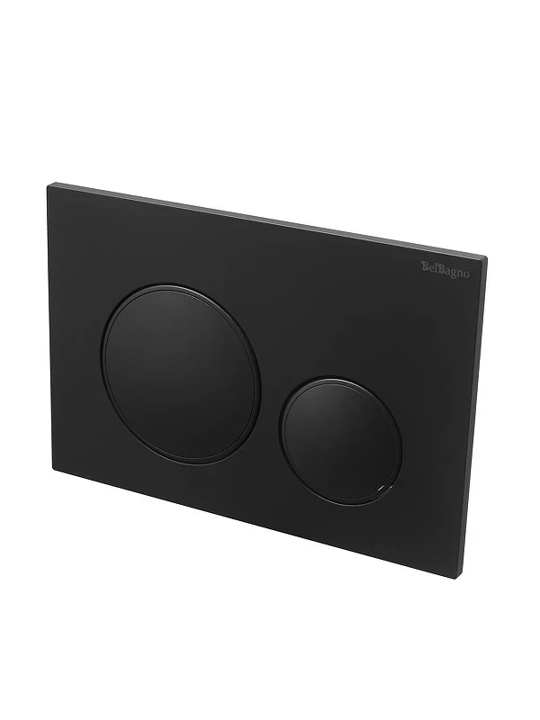 Клавиша смыва BelBagno BB-17C-NERO.M цвет Черный матовый