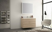Зеркало Esbano 80 ESMI3682TD с подсветкой с сенсорным выключателем и подогревом стекло