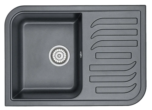 Кухонная мойка Granula 70 7001 цвет Шварц