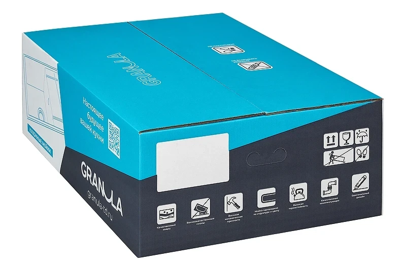 Кухонная мойка Granula 70 7001 цвет Шварц