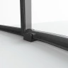 Душевой уголок Niagara Nova 100х100 NG-6827-34BLACK профиль Черный матовый стекло прозрачное