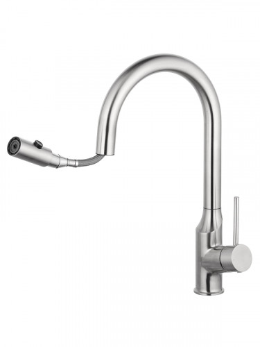 Смеситель для кухни Wonzon & Woghand WW-A21252-BS цвет Брашированный никель