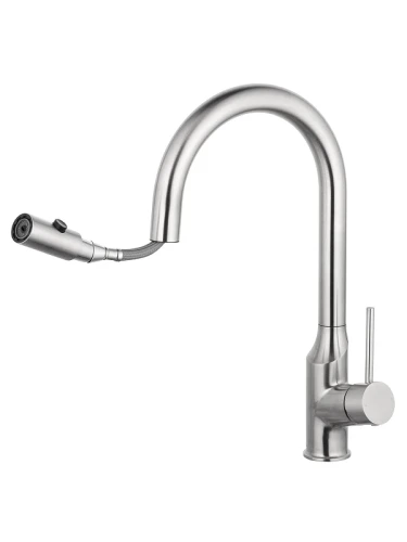 Смеситель для кухни Wonzon & Woghand WW-A21252-BS цвет Брашированный никель