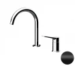 Смеситель для раковины Remer Slash Dot SL57NO цвет Черный матовый