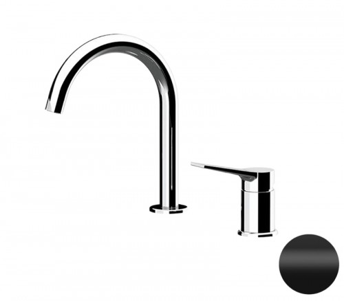 Смеситель для раковины Remer Slash Dot SL57NO цвет Черный матовый