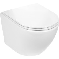 Комплект унитаза WeltWasser Merzbach 043 GL-WT 10000009939 с инсталляцией Alcaplast Sadromodul AM101/1120-3:1 RU M71-0001 с сиденьем Микролифт и клавишей смыва Хром фаянс подвесной
