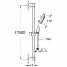 Душевой гарнитур Grohe Tempesta Cube 110 27578003 Хром латунь на стену