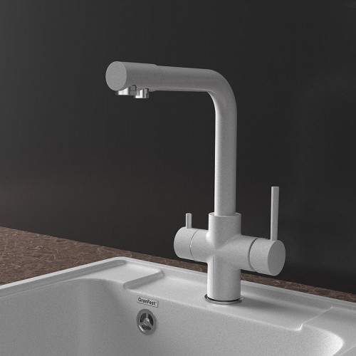 Смеситель для кухни GranFest GF-Z-5423 цвет Серый