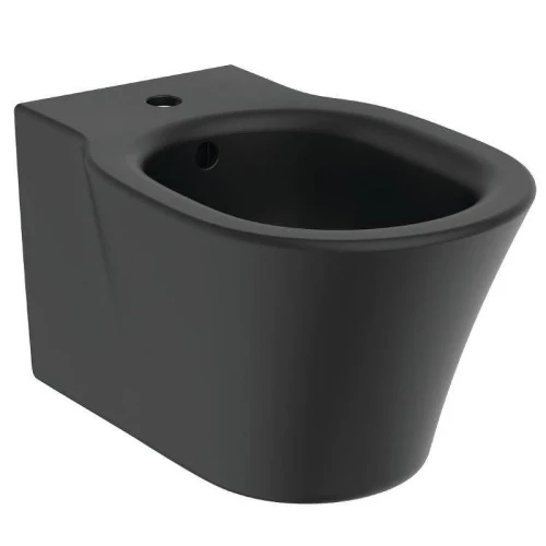 Биде Ideal Standard Connect Air E0266V3 подвесное цвет Silk Black / Черный шелк