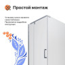 Душевой уголок DIWO Тольятти 90х90 Щ0000055600 профиль Хром стекло прозрачное