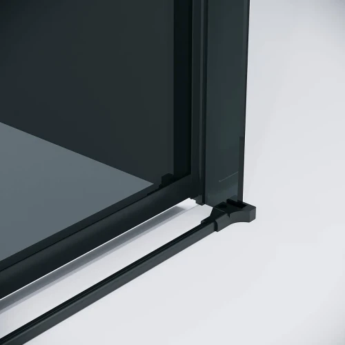 Душевой уголок Grossman Classic 160x70 120.K33.04.1670.21.10 профиль Черный матовый стекло тонированное