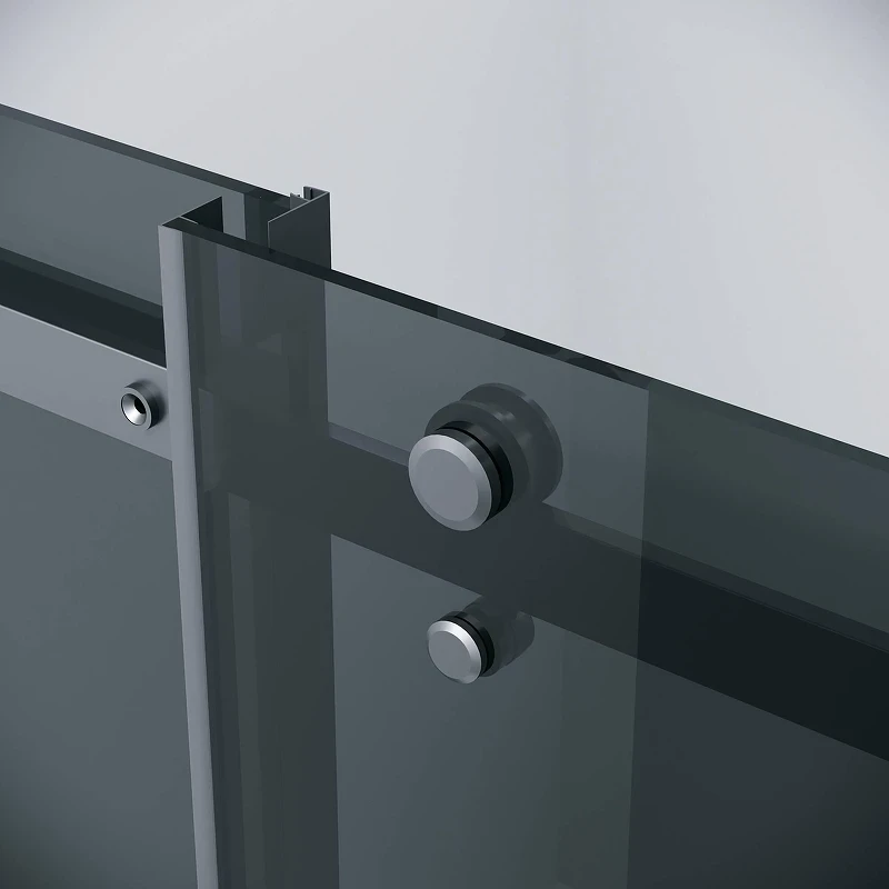 Душевой уголок Grossman Classic 160x70 120.K33.04.1670.21.10 профиль Черный матовый стекло тонированное