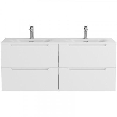 Тумба под раковину BelBagno Etna 120 ETNA-1200-4C-SO-2-BL подвесная Bianco Lucido МДФ / ЛДСП