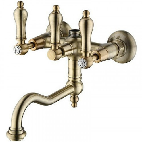 Смеситель для ванны Caprigo Adria-Classic Metal Edition 03M-518-vot Бронза латунь на стену