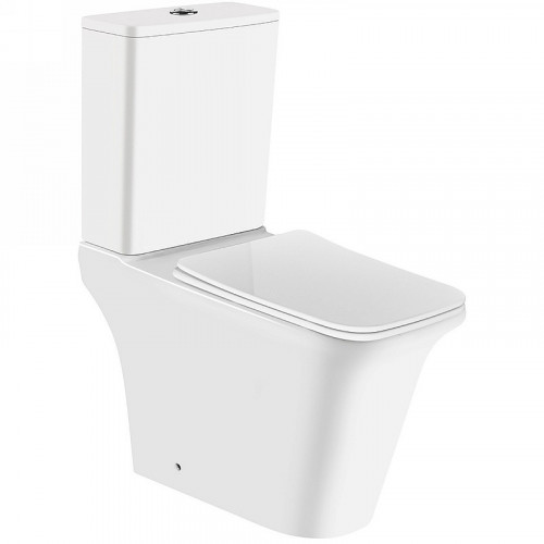 Унитаз компакт Azario Avero AZ-3121 с бачком и сиденьем Микролифт фаянс напольный