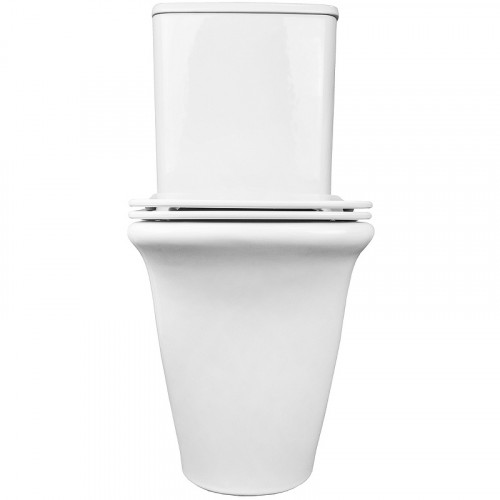 Унитаз компакт Azario Avero AZ-3121 с бачком и сиденьем Микролифт фаянс напольный