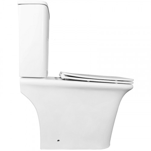 Унитаз компакт Azario Avero AZ-3121 с бачком и сиденьем Микролифт фаянс напольный