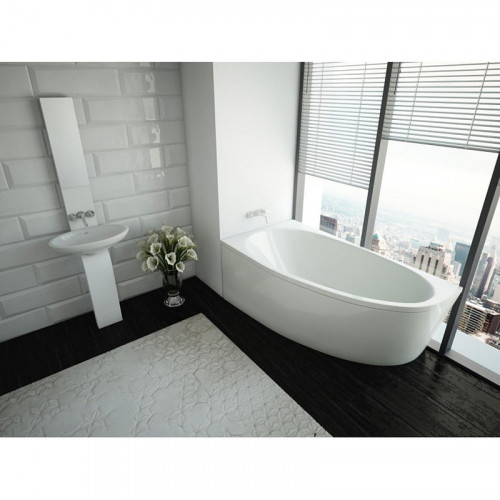 Акриловая ванна Azario Kapris 170х90 L AV.0062170 цвет Белый