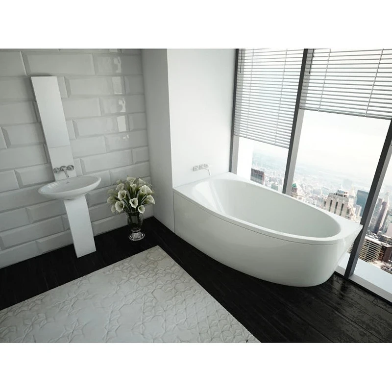 Акриловая ванна Azario Kapris 170х90 L AV.0062170 цвет Белый