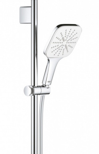 Душевой гарнитур Grohe Rainshower SmartActive 130 Cube 26586000 Хром латунь на стену