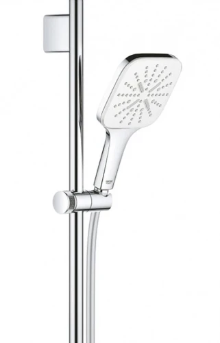 Душевой гарнитур Grohe Rainshower SmartActive 130 Cube 26586000 Хром латунь на стену