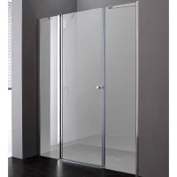 Душевая дверь Cezares Elena 150 L ELENA-W-B-13-30+60/60-P-Cr-L профиль Хром стекло рифленое