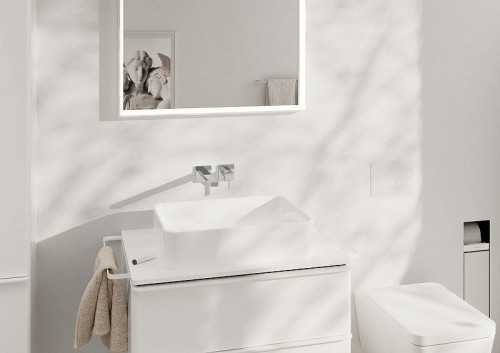 Смеситель для раковины Hansgrohe Tecturis E 73051000 Хром латунь встраиваемый