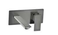 Смеситель для раковины AQUAme Savona AQM6815GM цвет Оружейная сталь