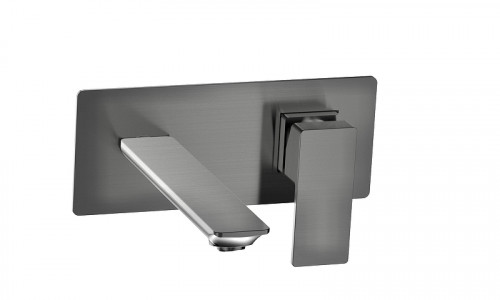 Смеситель для раковины AQUAme Savona AQM6815GM цвет Оружейная сталь