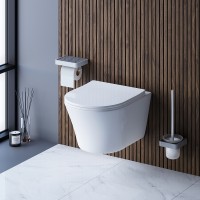 Унитаз Damixa Skyline DX35C1700SC подвесной с сиденьем Микролифт фарфор подвесной