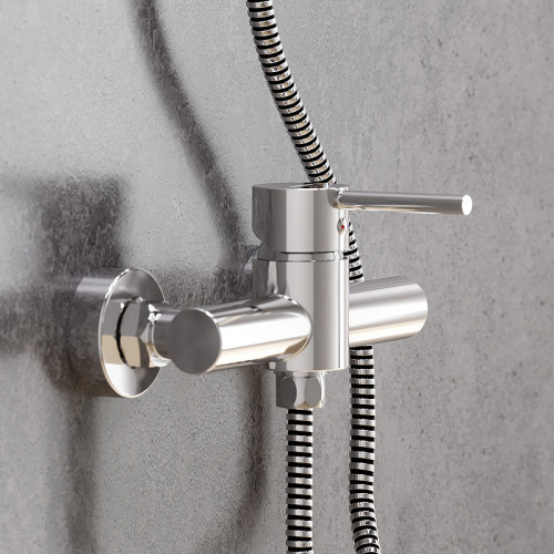 Смеситель для душа Damixa Scandinavian Pure 362000000 Хром латунь на стену