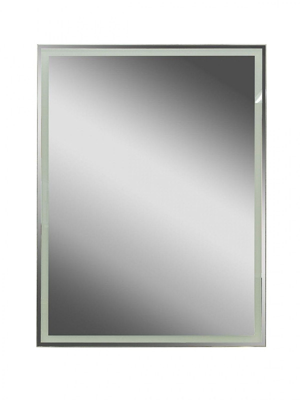 Зеркальный шкаф Art&Max Tehno 60 AM-Tec-600-800-1D-DS-F-Nero с подсветкой цвет Черный