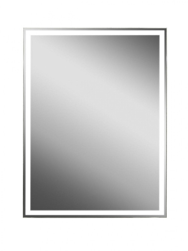 Зеркальный шкаф Art&Max Tehno 60 AM-Tec-600-800-1D-DS-F-Nero с подсветкой цвет Черный