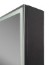 Зеркальный шкаф Art&Max Tehno 60 AM-Tec-600-800-1D-DS-F-Nero с подсветкой цвет Черный