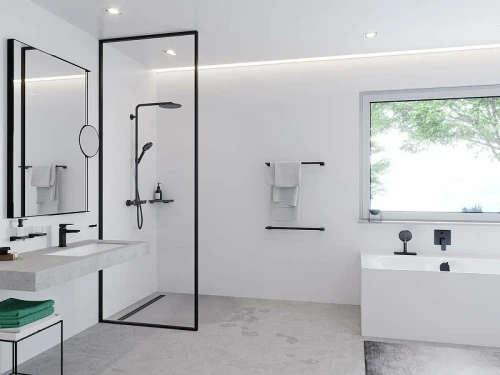 Полотенцедержатель Hansgrohe AddStoris 41747670 Черный матовый