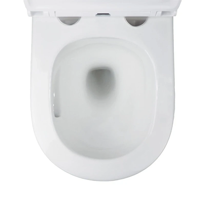 Унитаз Azario Adagio AZ-5177T-WHT подвесной цвет Белый с сиденьем Микролифт