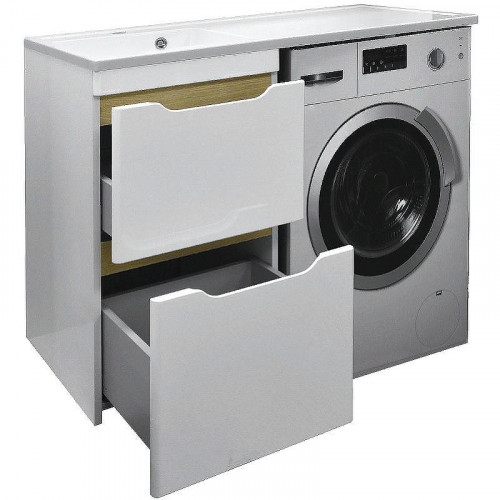 Тумба с раковиной Azario Magenta 120 L CS00078395 Белая