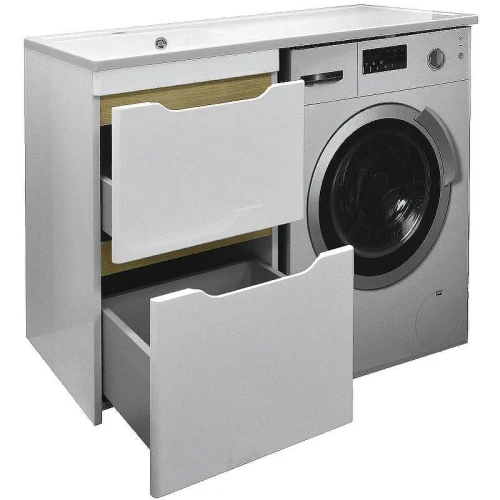 Тумба с раковиной Azario Magenta 120 L CS00078395 Белая